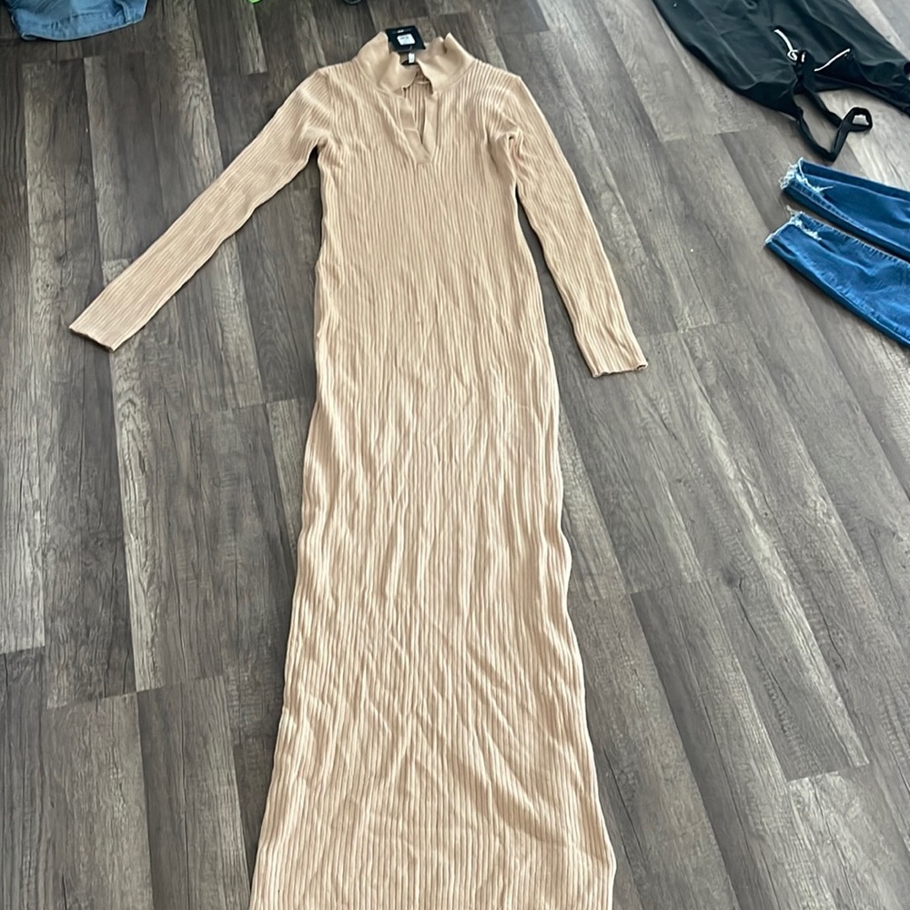 cream dress